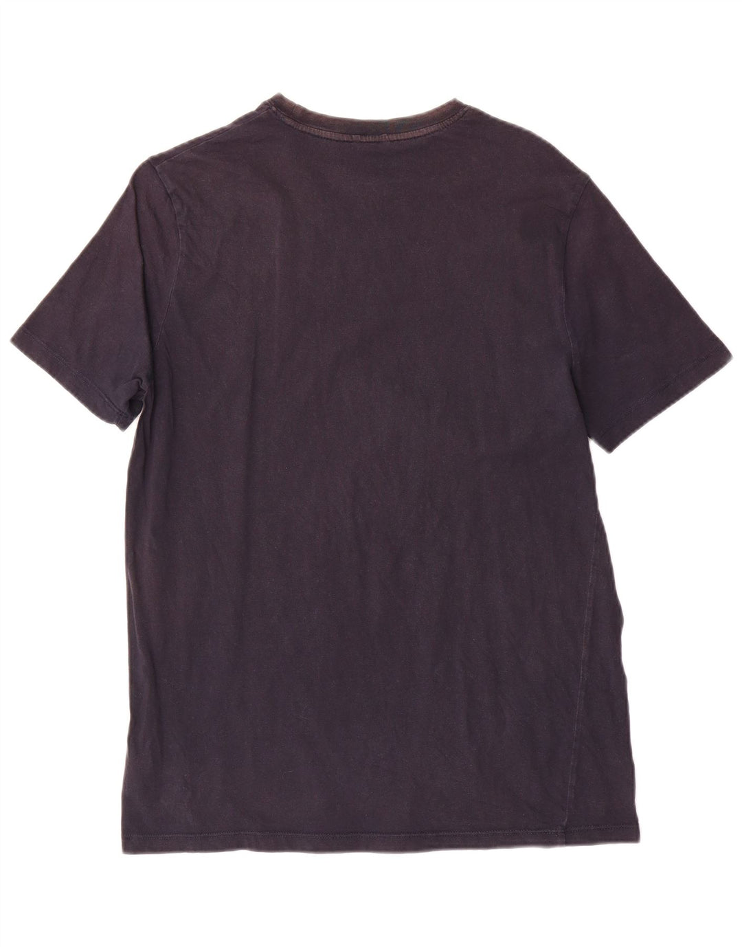 Guess Mens Regular Graphic T-Shirt Top Large Navy Blue Cotton