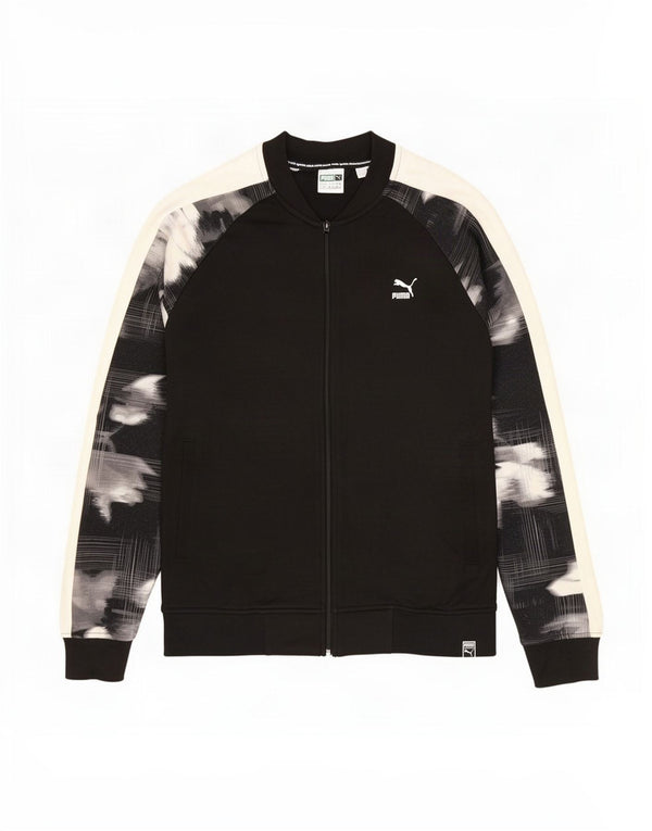 Giacca da tuta da donna Puma Loose Fit UK 14 Medium Black Colourblock