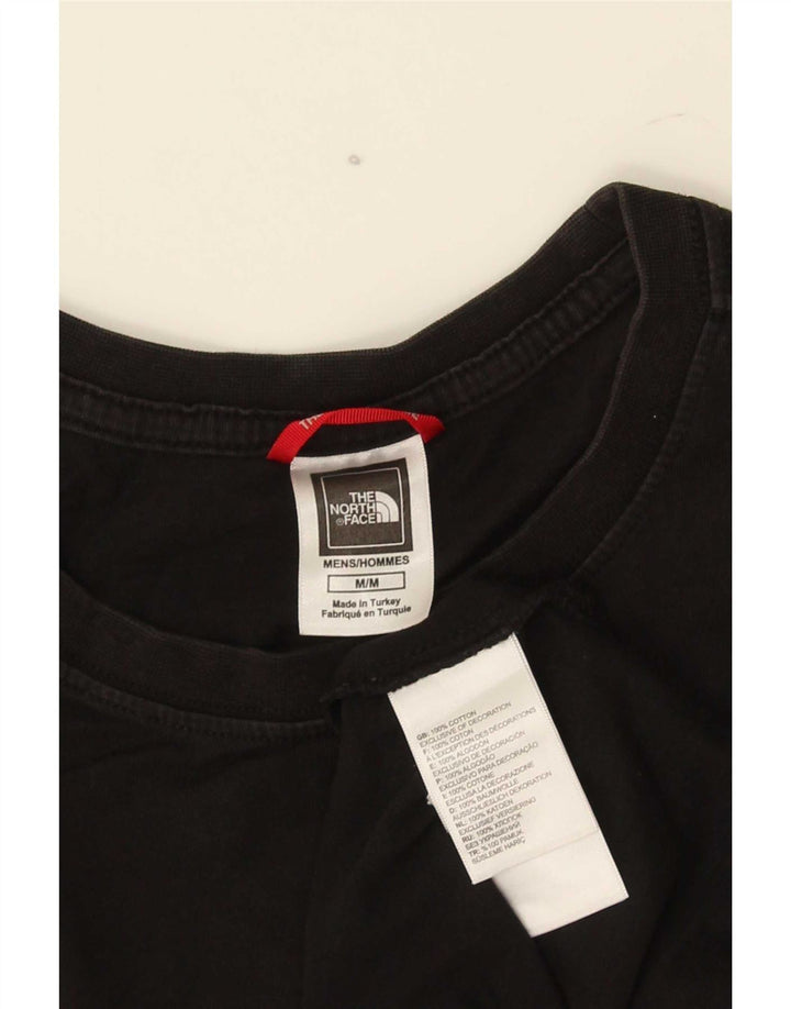 The North Face Mens Graphic T-Shirt Top Medium Black Cotton