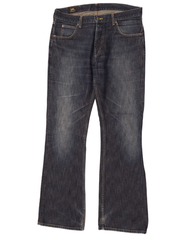 Męskie jeansy Lee Denver Bootcut W36 L34, niebieskie, bawełniane