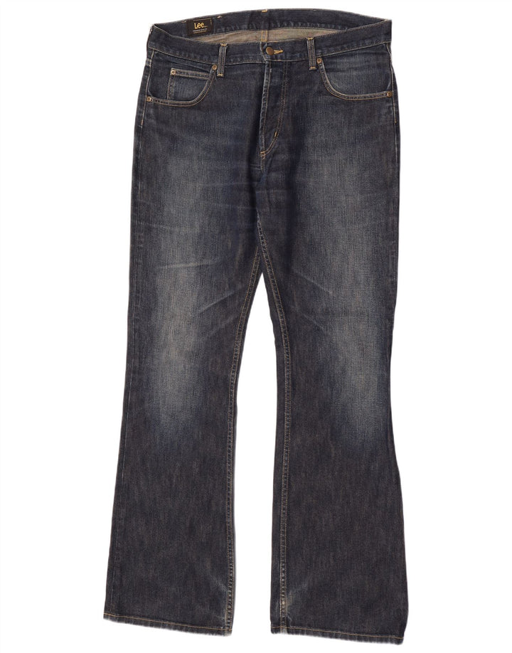Męskie jeansy Lee Denver Bootcut W36 L34, niebieskie, bawełniane
