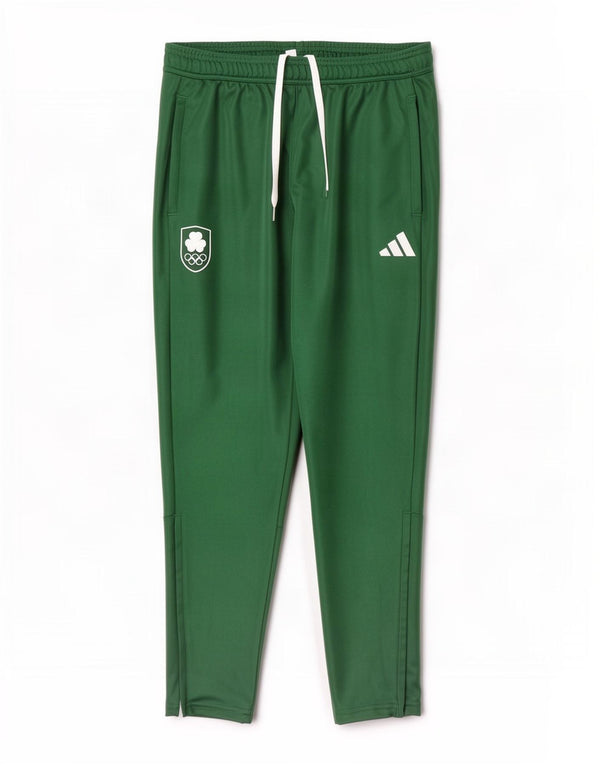 Adidas Pantalon de survêtement de la Fédération olympique d'Irlande pour homme, grand vert