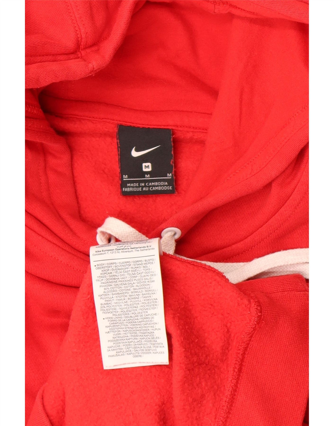 Nike Herre hættetrøje Jumper Medium Rød Bomuld