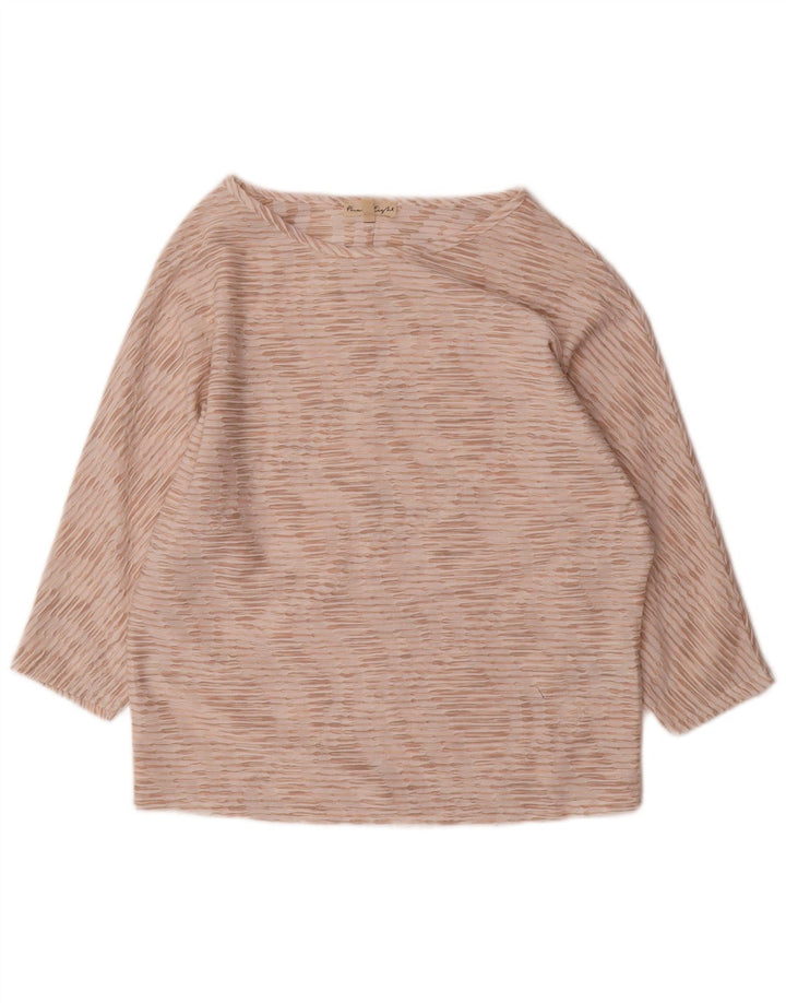 PHASE EIGHT Womens 3/4 Sleeve Blouse Top UK 12 Medium Pink Polyester