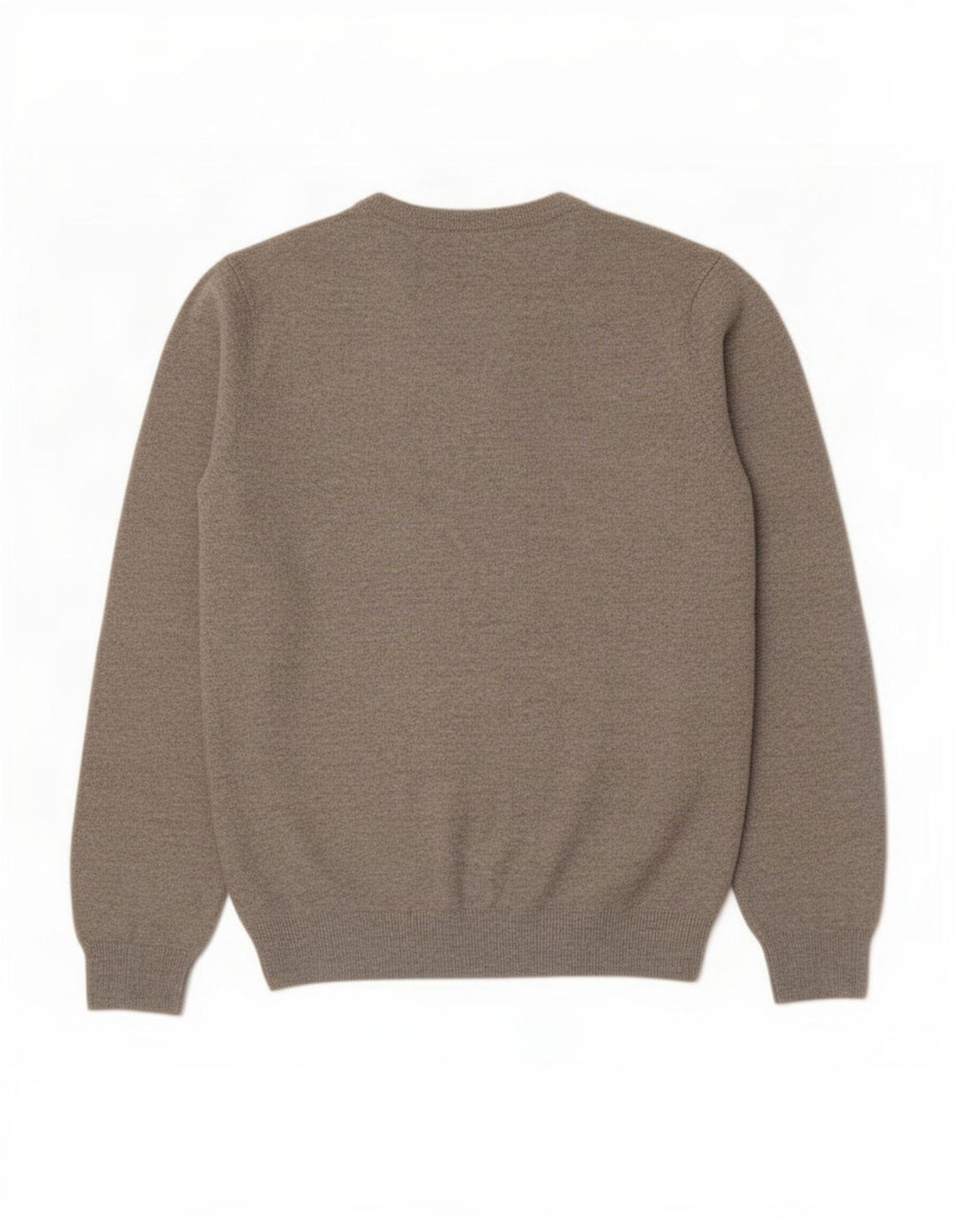 Marlboro Classics Mens V-Neck Jumper Sweater Large Grey Wool
