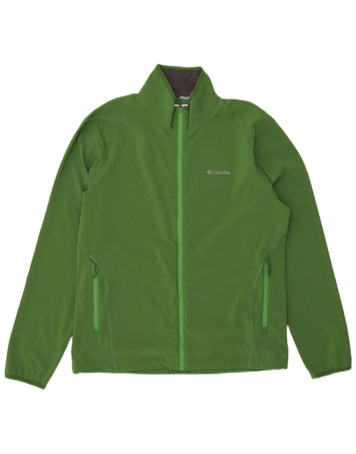 Columbia Veste de survêtement pour homme Large Vert Polyester