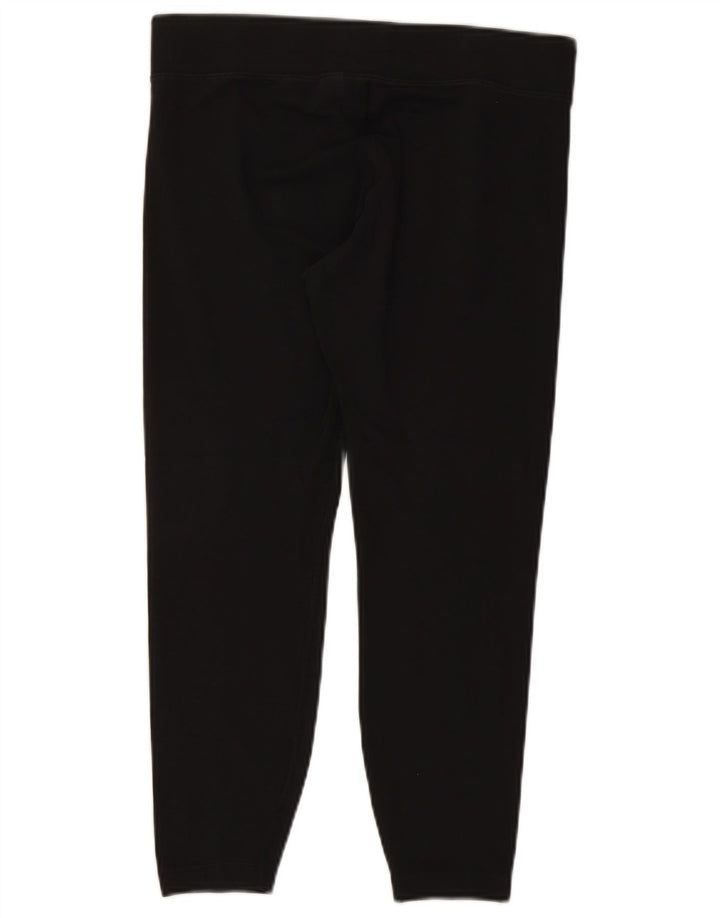 Nike Womens Crop Leggings UK 14 Large Black Bomuld