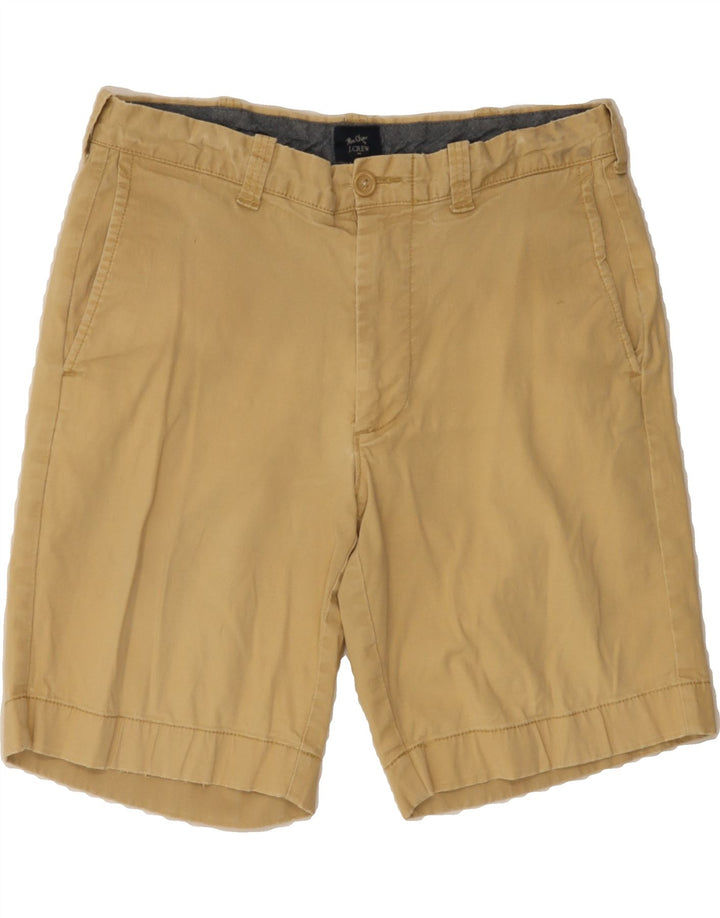 J. CREW Mens Flex Chino Shorts W31 Medium Beige Cotton Vintage J. Crew and Second-Hand J. Crew from Messina Hembry 