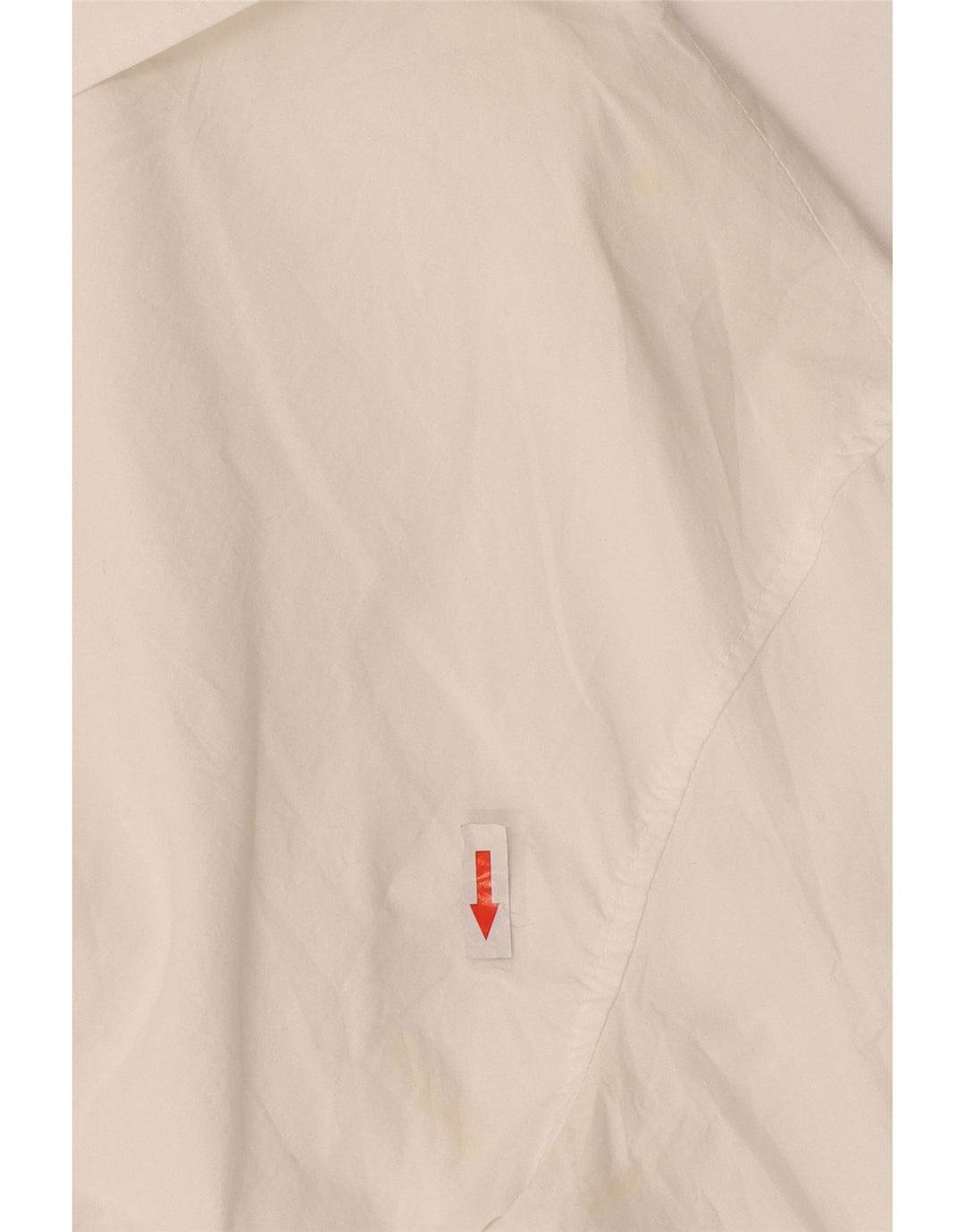 Zara Womens Crop Shirt Blouse UK 16 Medium White Cotton