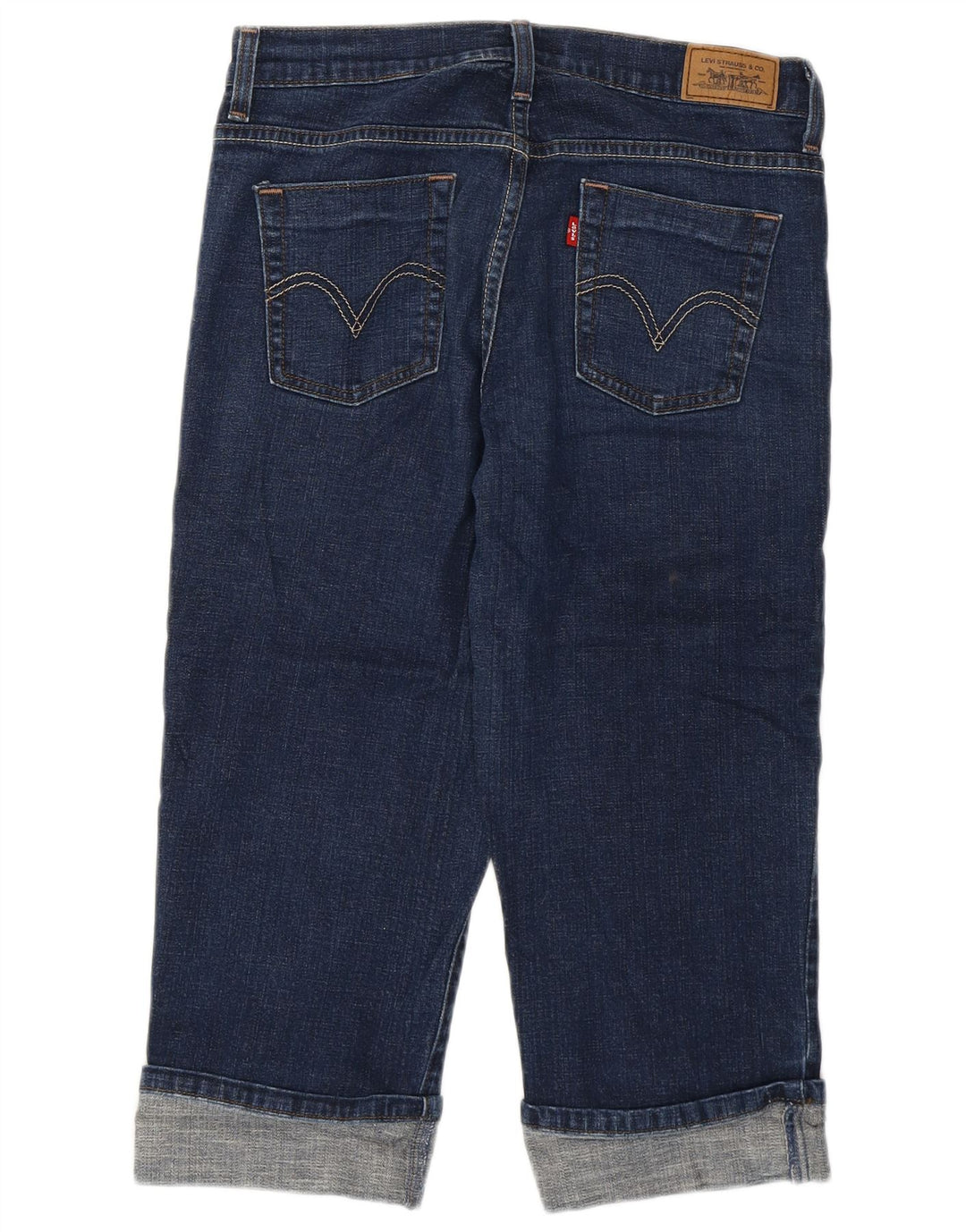 Levi's Womens 515 Capri Jeans US 6 Medium W28 L19 Μπλε βαμβακερό