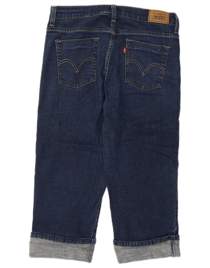 Levi's Womens 515 Capri Jeans US 6 Medium W28 L19 Μπλε βαμβακερό
