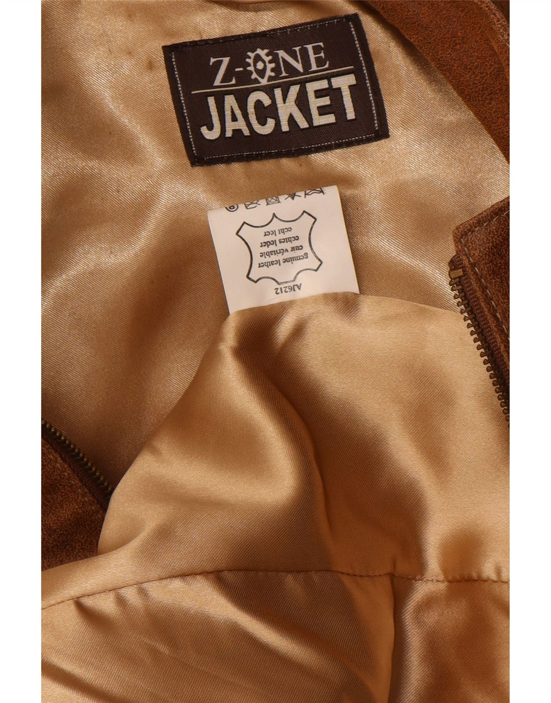 VINTAGE Womens Suede Jacket EU 44 XL Brown Leather Vintage Vintage and Second-Hand Vintage from Messina Hembry 