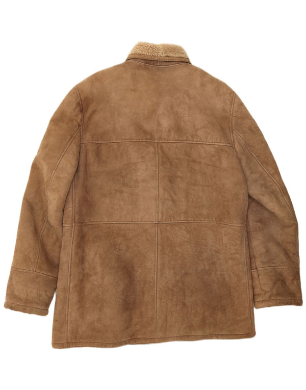 Giacca in montone da uomo Everest IT 54 2XL Beige