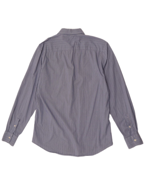 Benetton Chemise Homme Large Bleu Rayé Coton