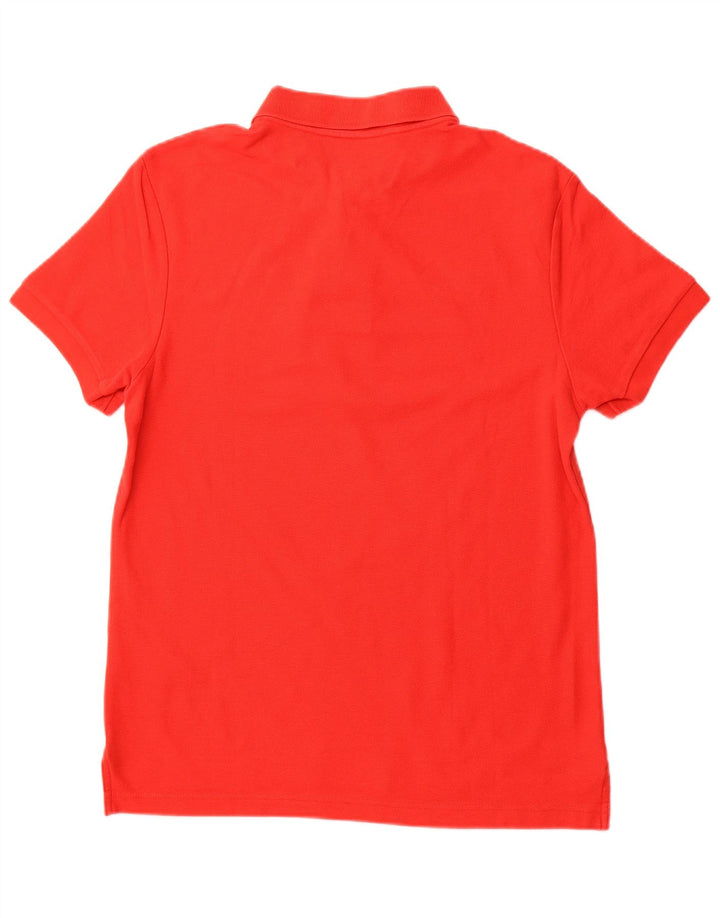 NIKE Mens Polo Shirt Medium Red Cotton