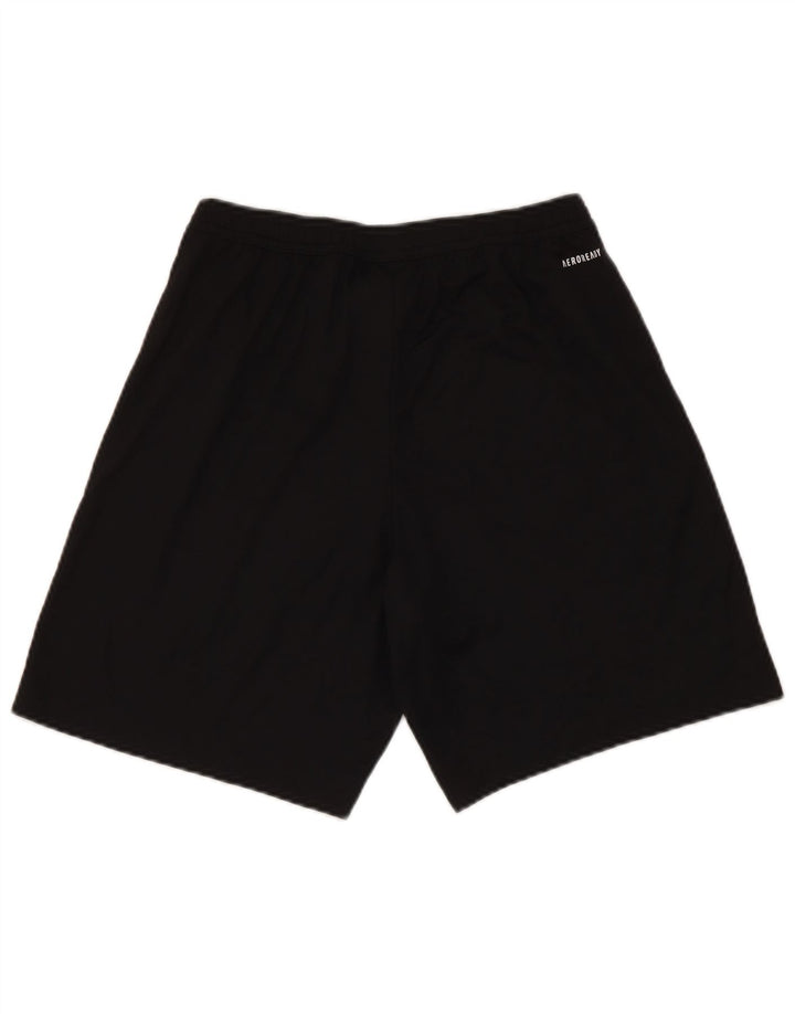 Adidas Short de sport Aeroready Graphic pour homme, petit, noir, polyester
