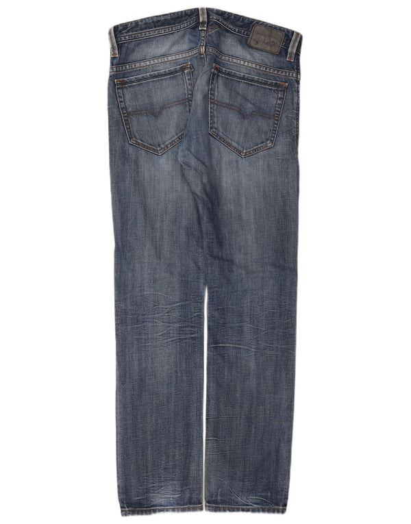 Diesel Mens Thavar Slim Fit Skinny Jeans W31 L30 Blue Cotton