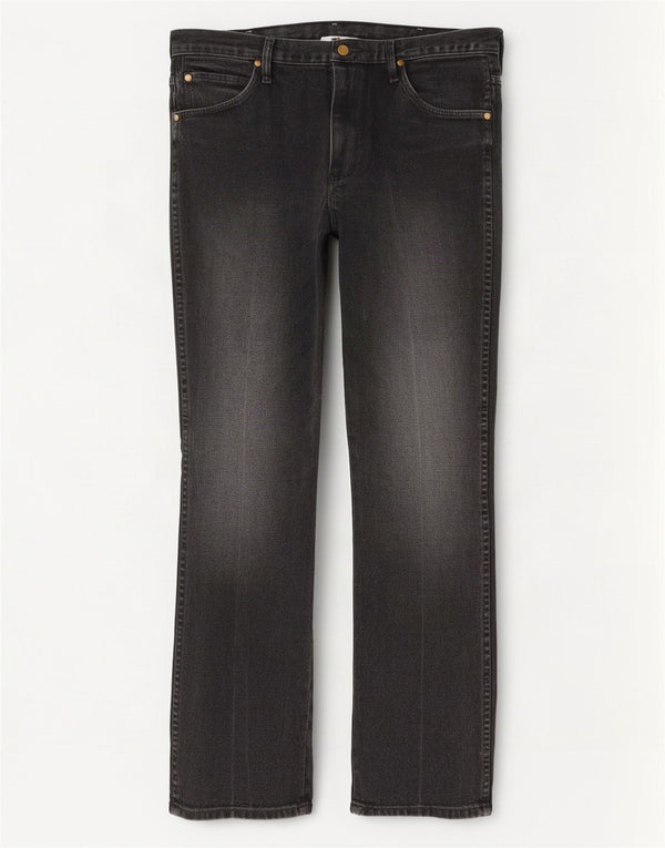 Jeans dritti da uomo Wrangler W33 L32 cotone grigio
