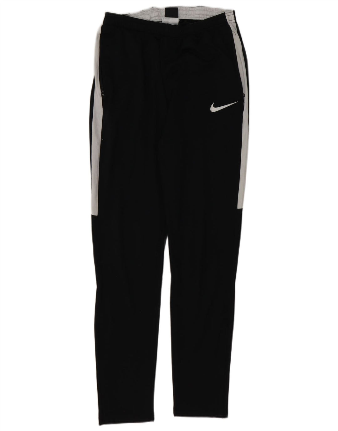Pantaloni da tuta Nike da uomo in poliestere color block medio nero