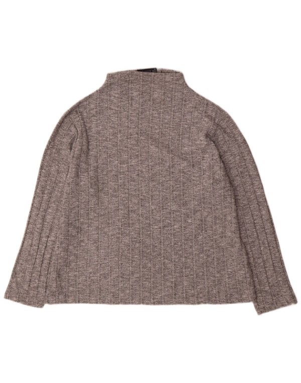 Marks & Spencer Damen Top Langarm UK 20 2XL Graue Viskose