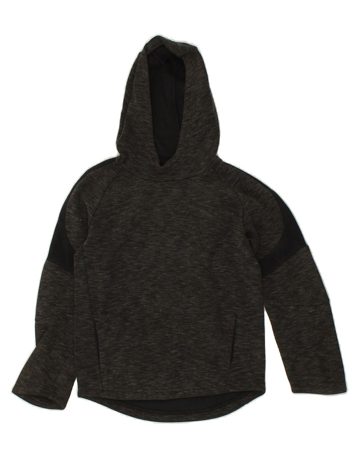 PUMA Boys Hoodie Jumper 9-10 Years Medium  Grey Cotton Vintage Puma and Second-Hand Puma from Messina Hembry 