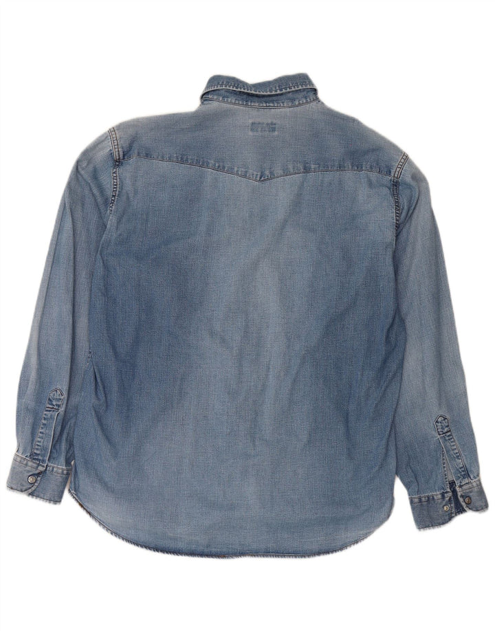 Carrera Herren Jeanshemd XL Blau Baumwolle