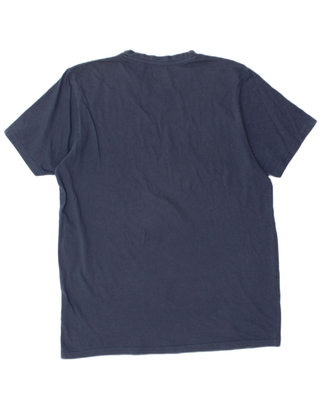 Ellesse Mens Graphic T-Shirt Top Large Navy Blue Cotton