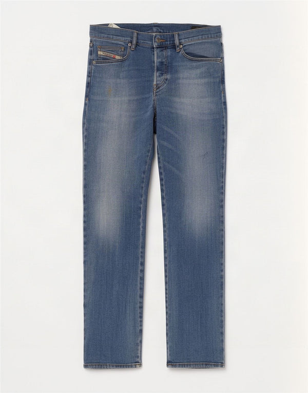 Diesel Damen D-Mihtry Straight Jeans W32 L30 Blaue Baumwolle