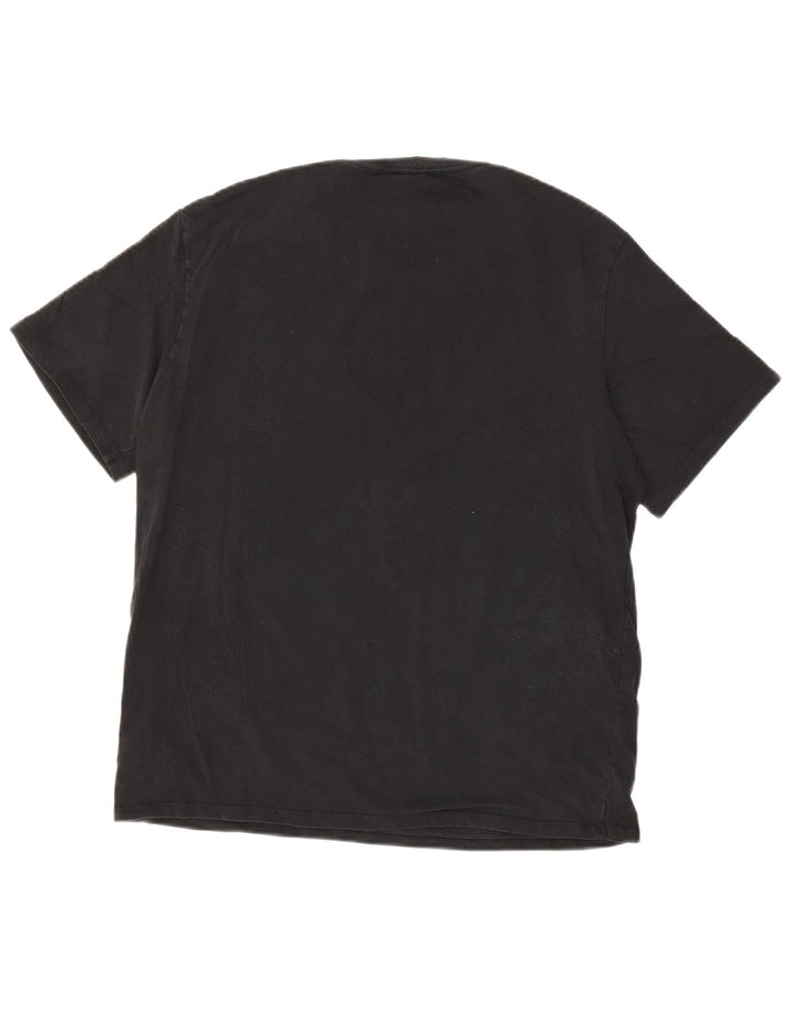 Ted Baker Mens T-Shirt Top Large Black Cotton