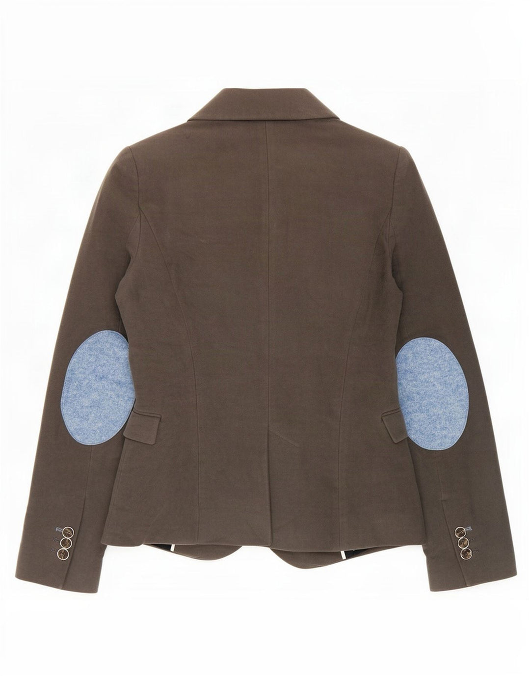 Zara Femme 1 Bouton Blazer Veste UK 10 Petit Gris Coton