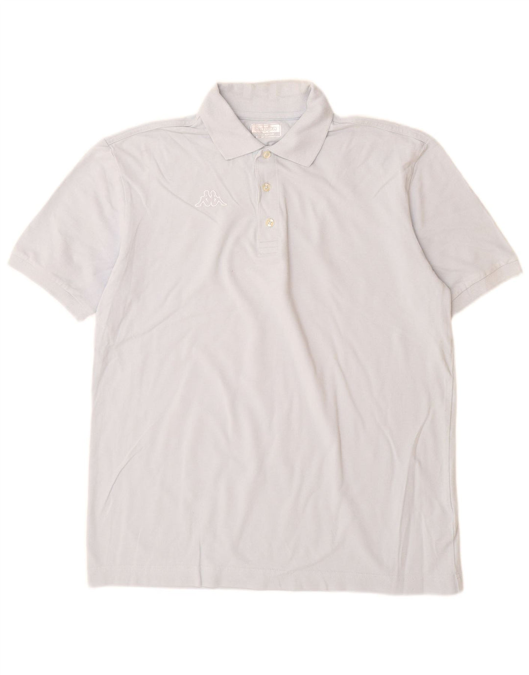 Kappa Mens Polo Shirt 2XL Blue Cotton