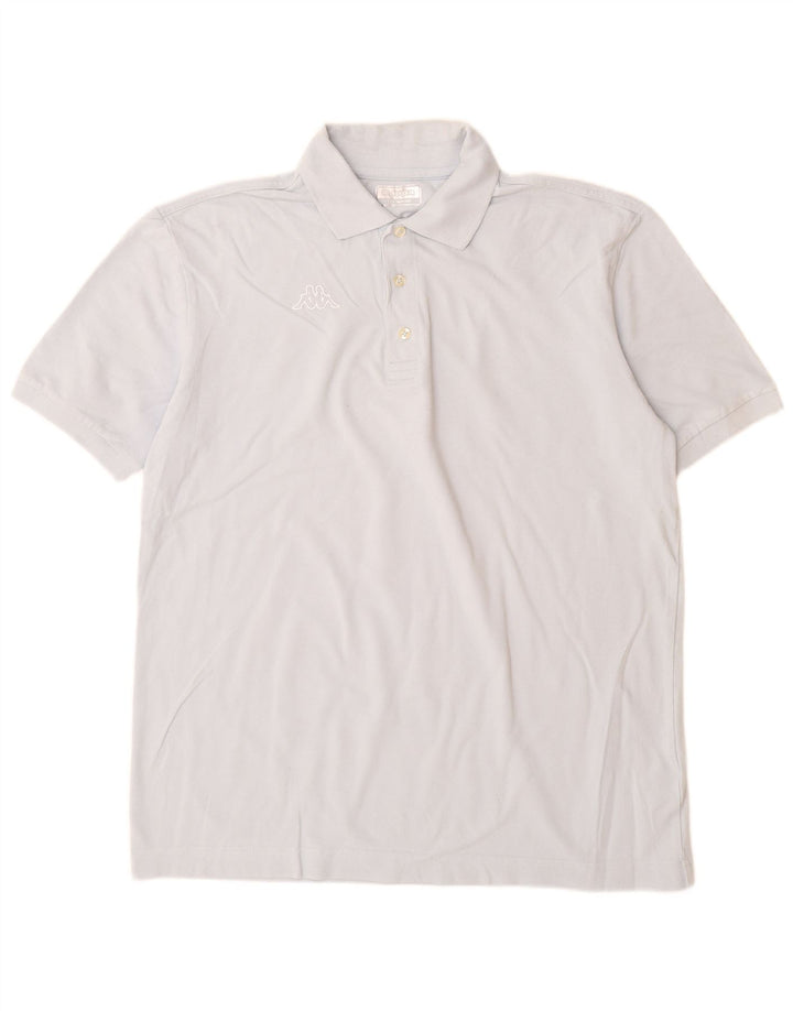 Kappa Mens Polo Shirt 2XL Blue Cotton
