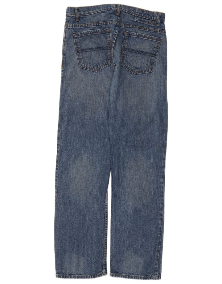 Marks & Spencer Mens Straight Jeans W32 L31 Blue Cotton