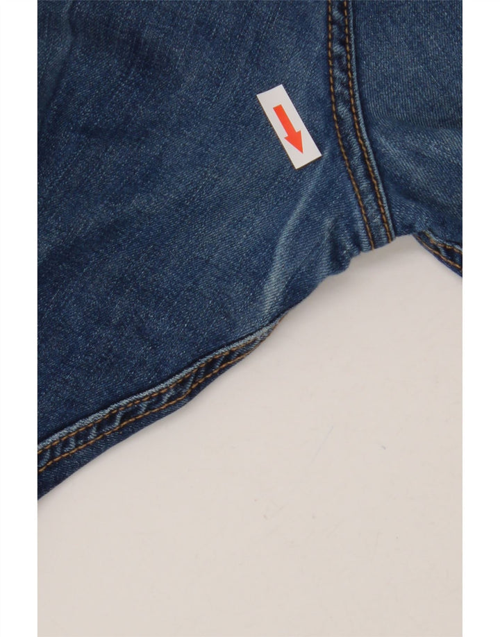 Kangaroo Poo Mens Straight Jeans W36 L32 Blue Cotton