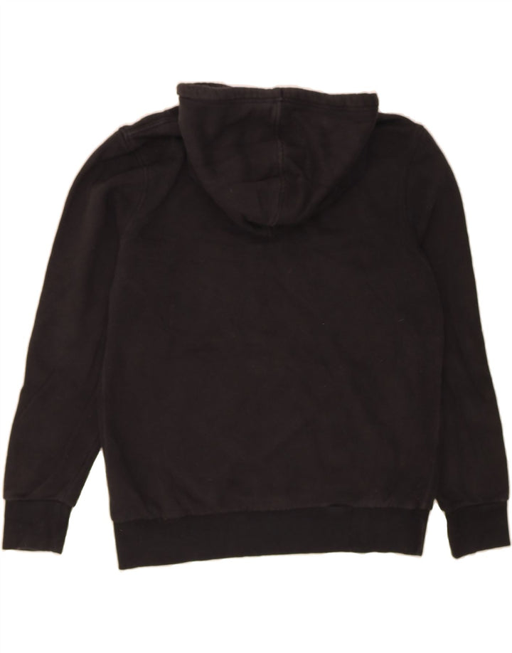 HURLEY Mens Graphic Hoodie Jumper Medium Black Cotton Vintage Hurley and Second-Hand Hurley from Messina Hembry 