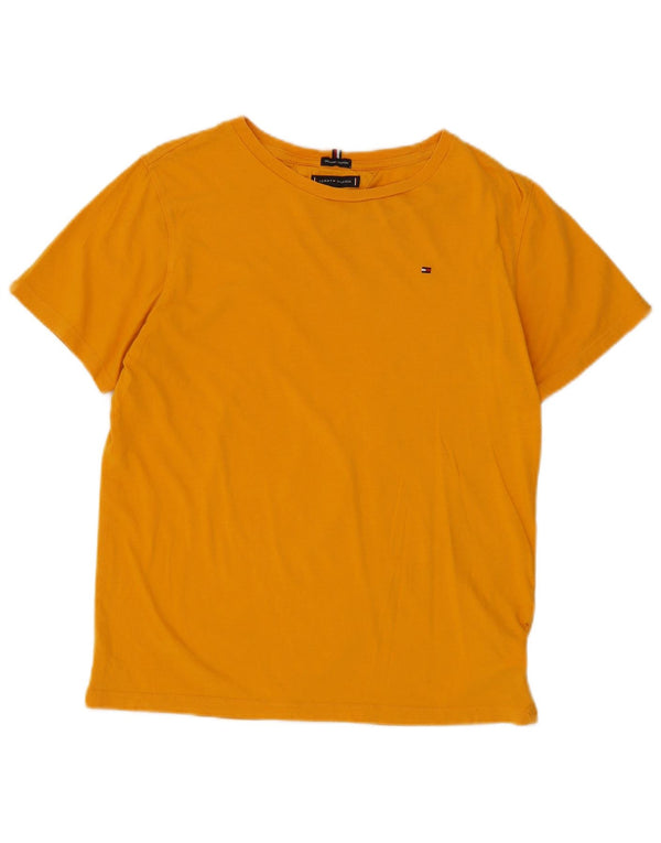Tommy Hilfiger Boys T-Shirt Top 15-16 Years Yellow Cotton