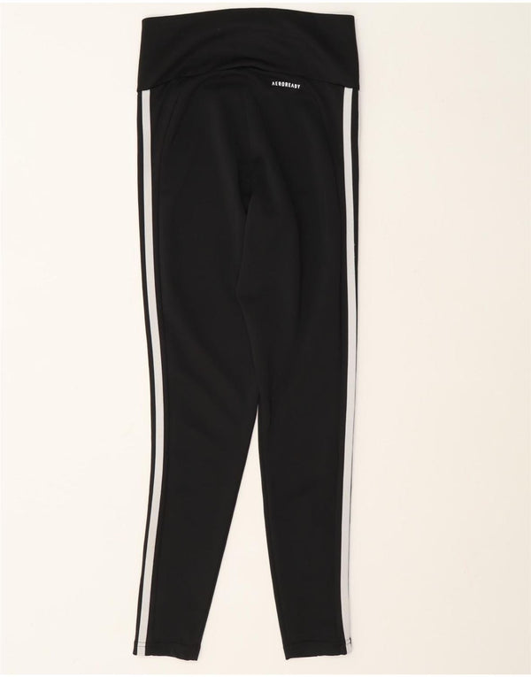 Adidas Aeroready Leggings til kvinder UK 4/6 XS sort polyester