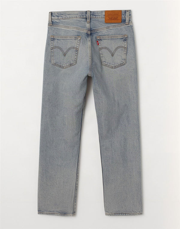 Женские прямые джинсы Levi's Ribcage с высокой посадкой W25 L27, синий хлопок