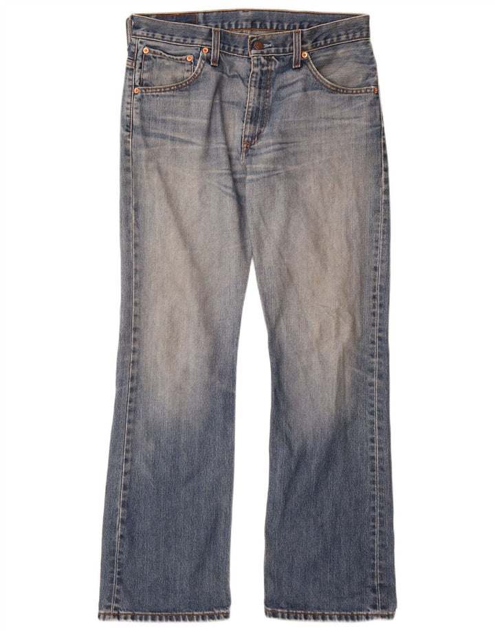 Levi's Mens 507 Bootcut Jeans W32 L32 Blue Cotton