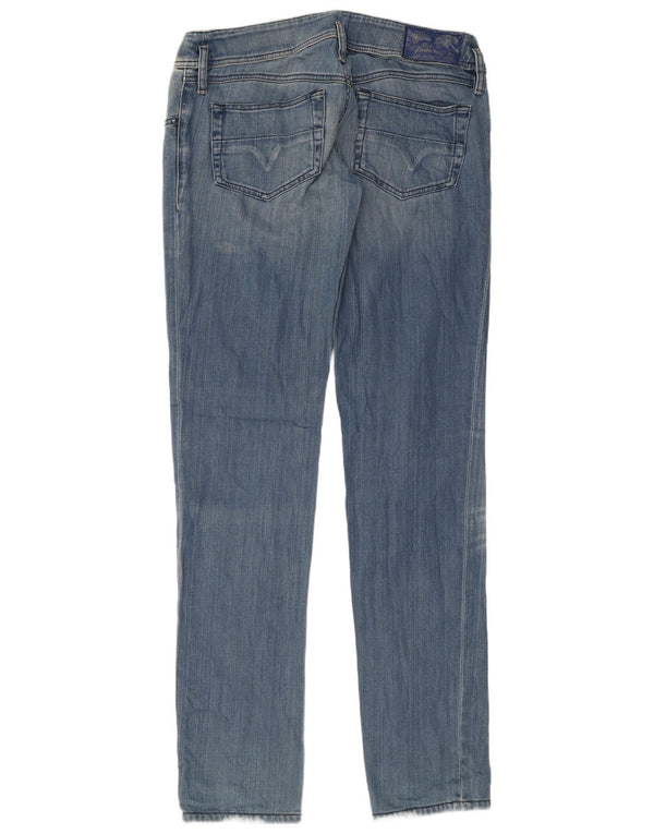 Jeans feminino Diesel Matic Distressed Slim W30 L34 Azul Algodão