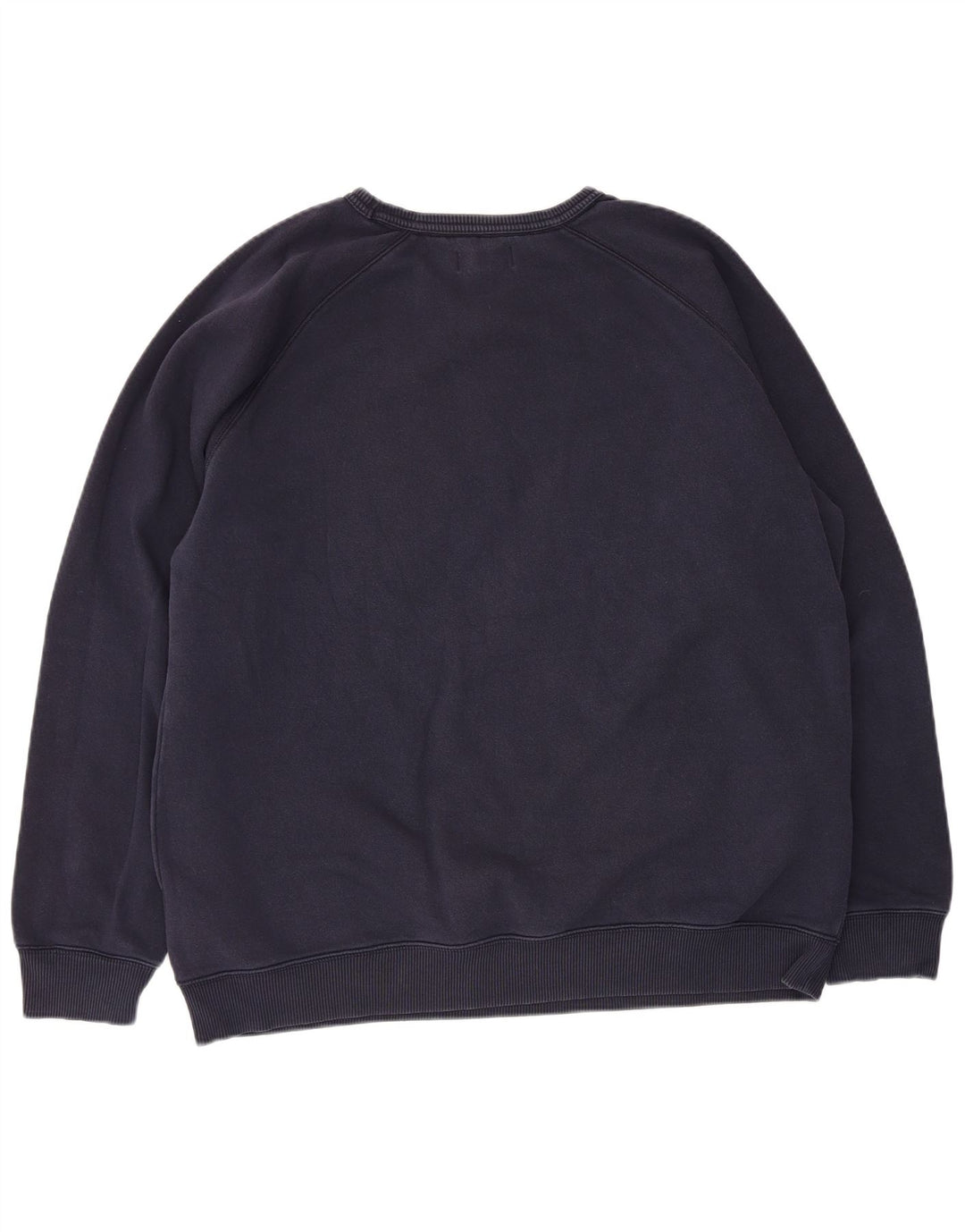 Adidas Mens Graphic Sweatshirt Jumper Large Navy Blue Cotton