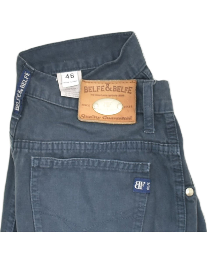 BELFE & BELFE Womens High Waist Tapered Jeans IT 46 Large W30 L31 Blue | Vintage | Thrift | Second-Hand | Used Clothing | Messina Hembry 
