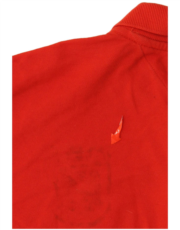 Tommy Hilfiger Mens Regular Fit Polo Shirt Small Red Cotton
