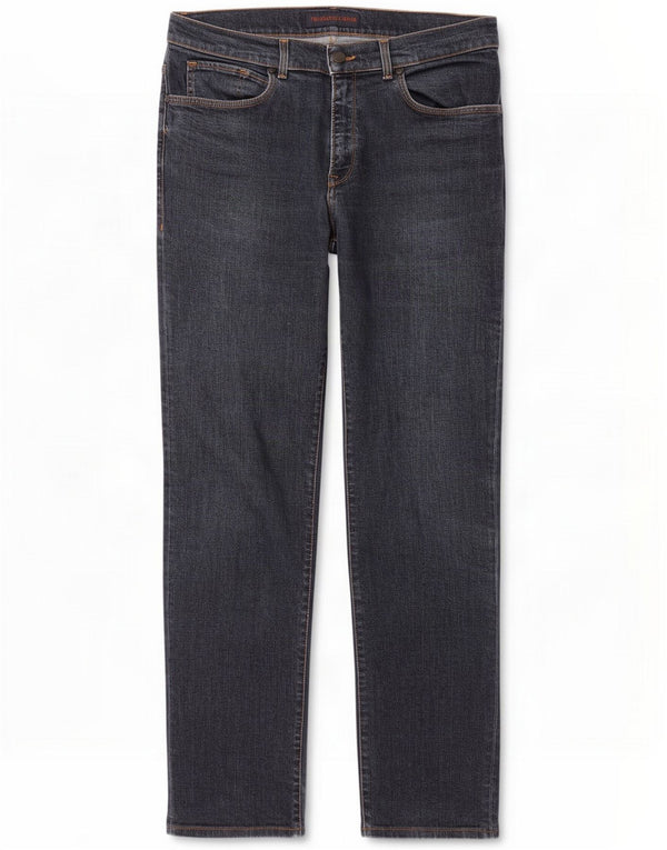 Trussardi Jeans dritti da uomo W36 L32 Blu navy