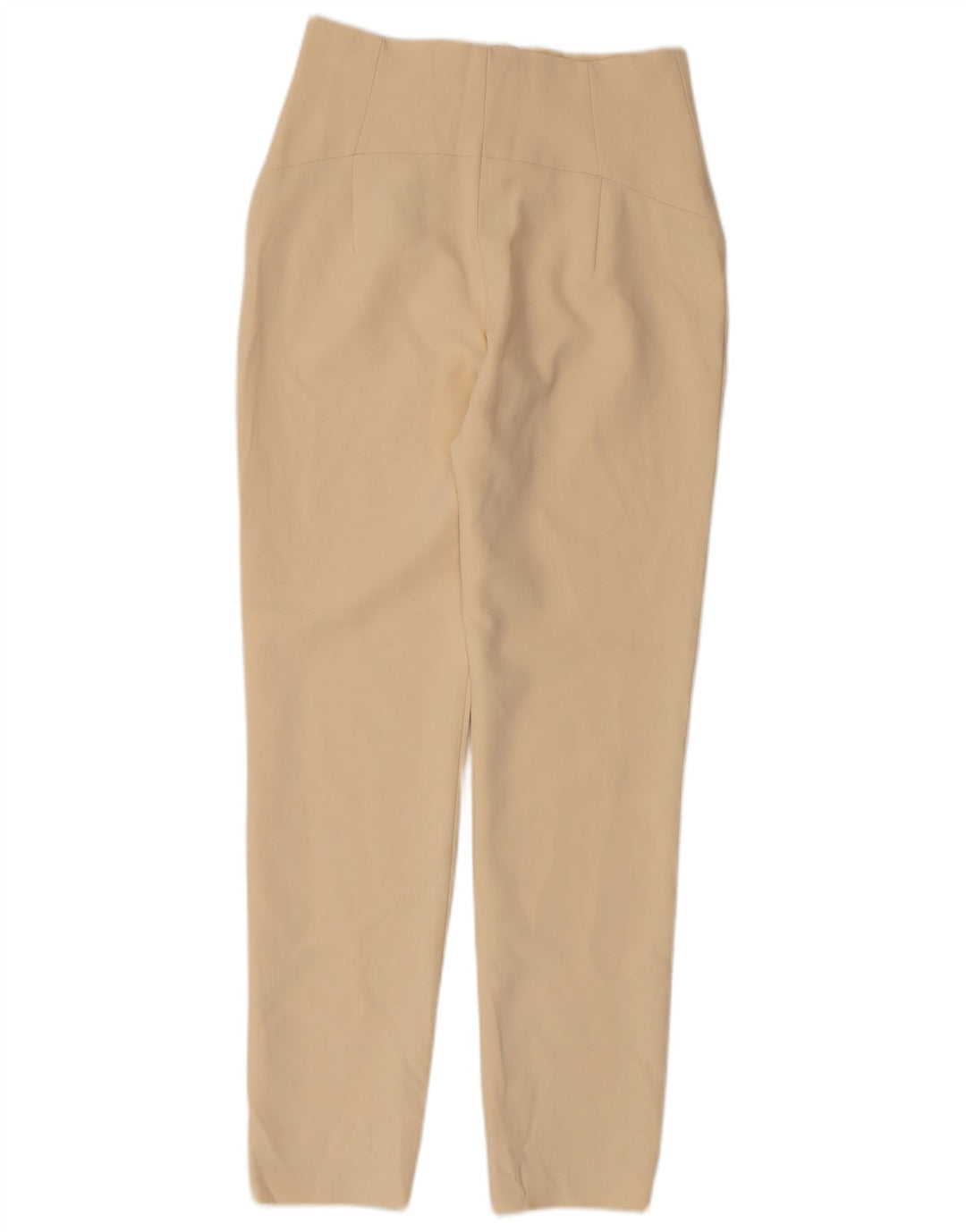 Zara Womens Skinny Trousers Small W26 L28 Beige Polyester
