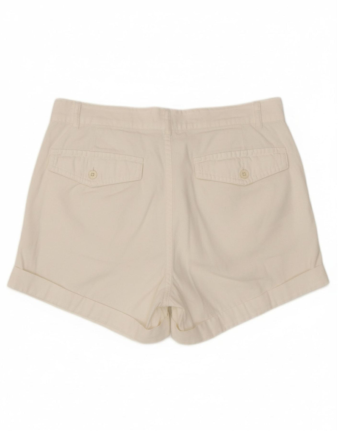 SIX Womens Pegged Cargo Shorts W30 Medium White