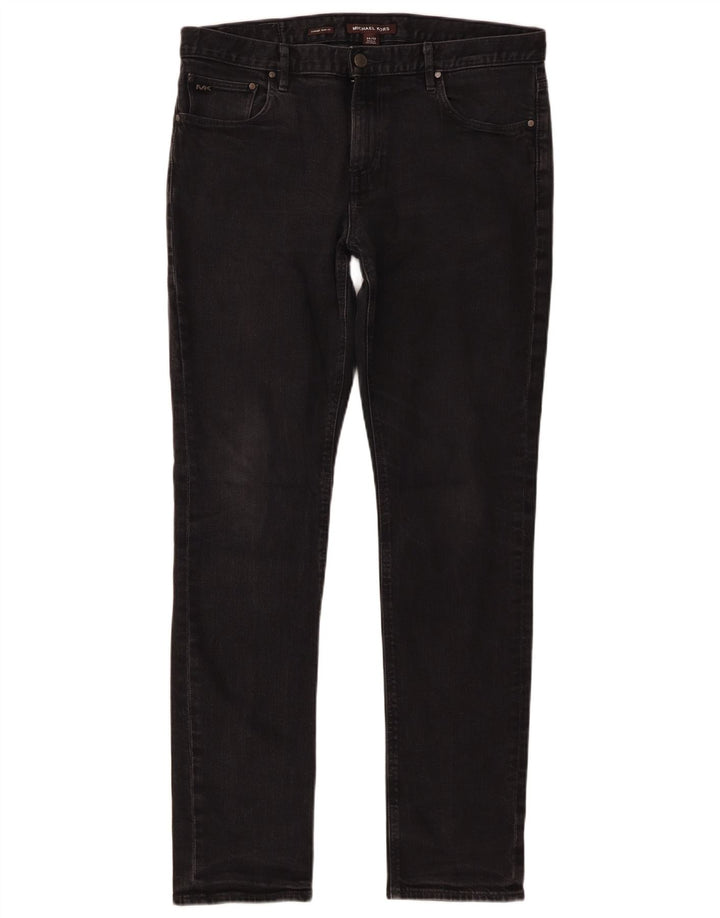 Michael Kors Herre Slim Jeans W34 L32 Sort Bomuld