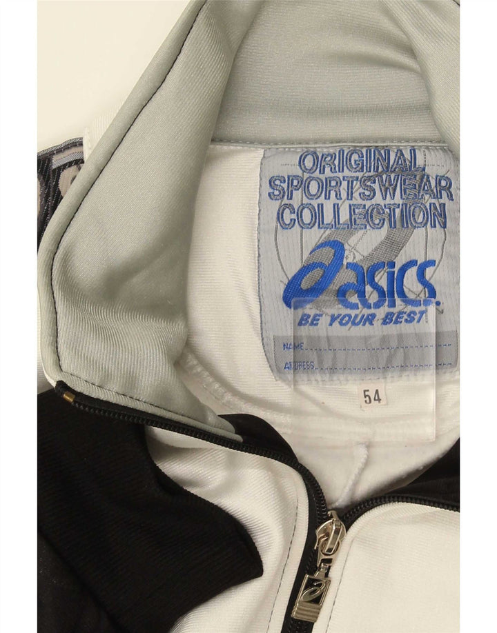Giacca sportiva da uomo con grafica Asics IT 54 XL Colorblock nera