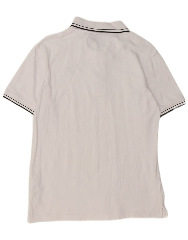 Polo da uomo Lyle & Scott grande in cotone bianco