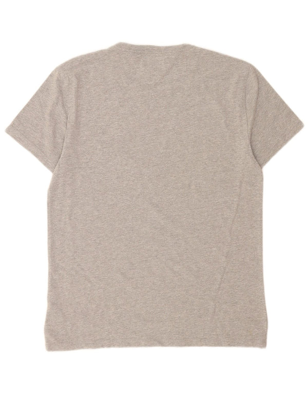 Tommy Hilfiger Mens Regular Fit Graphic T-Shirt Top Medium Grey Cotton